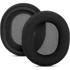 Амбушури для SteelSeries Arctis 1 3 5 7 Prime Pro Black Сітчаста тканина