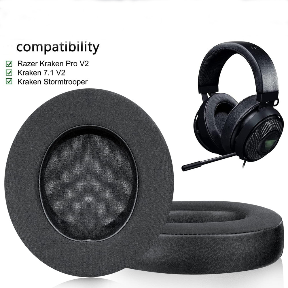 Амбушюри Razer Kraken Pro V2 Овал з охолоджуючим гелем