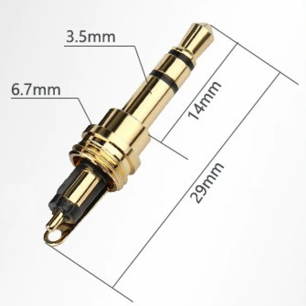 Штекер розбірний Sennheiser mini jack 3.5mm 3pin Срібло