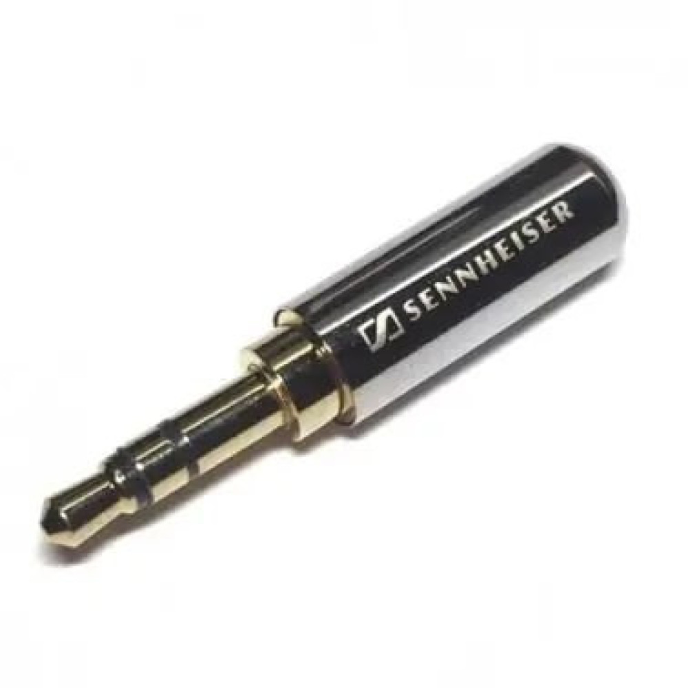 Штекер розбірний Sennheiser mini jack 3.5mm 3pin Срібло