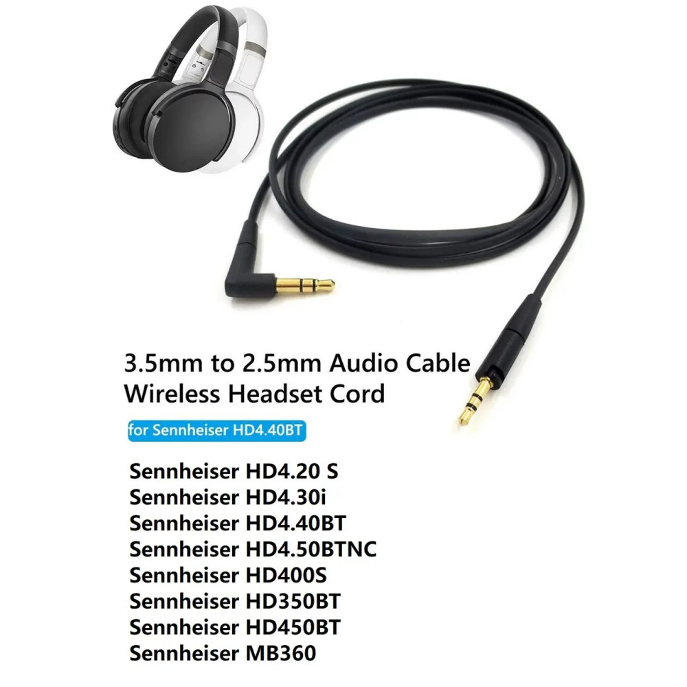 Аудіокабель Sennheiser HD 4.30 HD 4.30i HD 4.30G 4.40BT 4.50 BTNC HD 400S