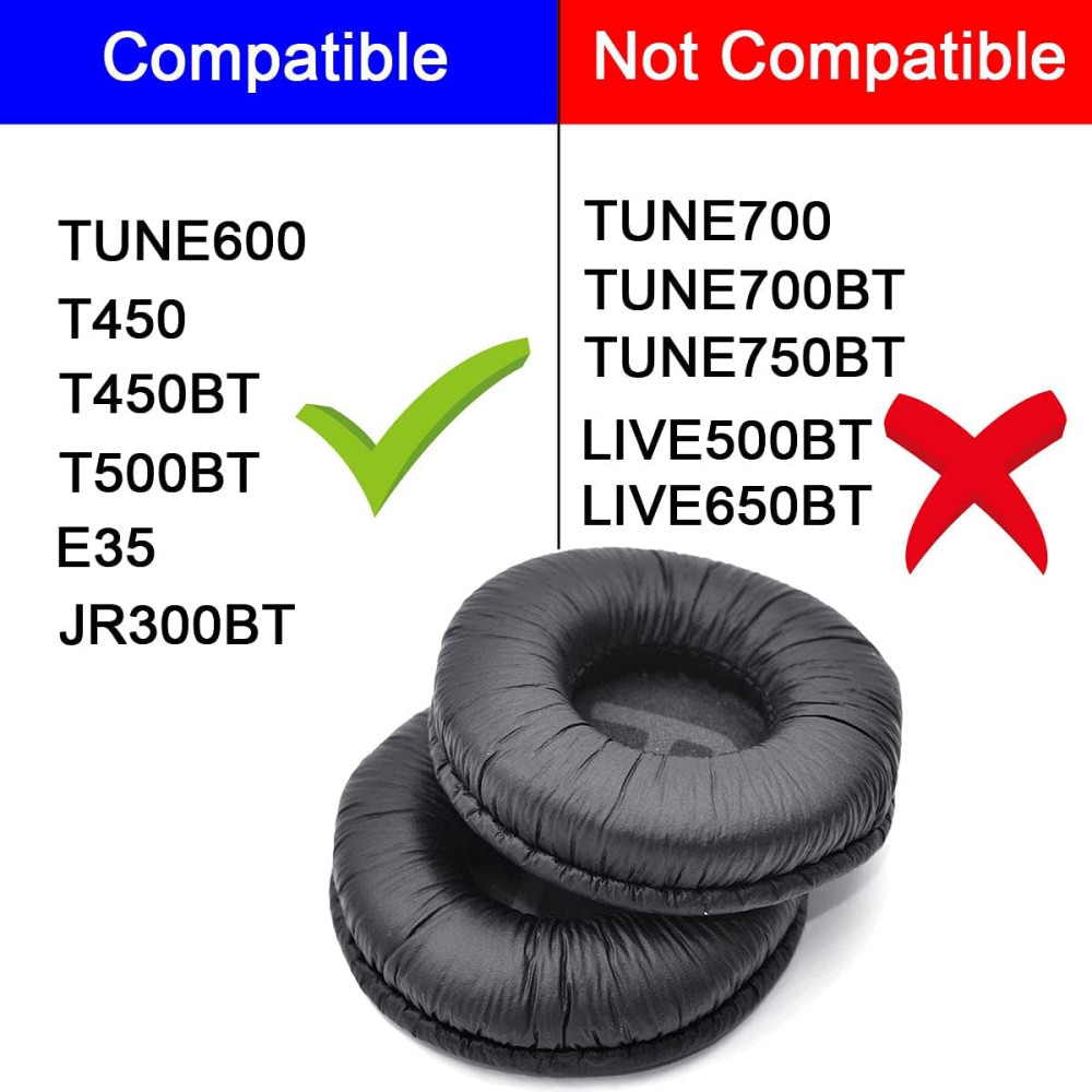 Амбушури для навушників JBL Tune 600 T450 T450BT T500BT JR300BT  E35