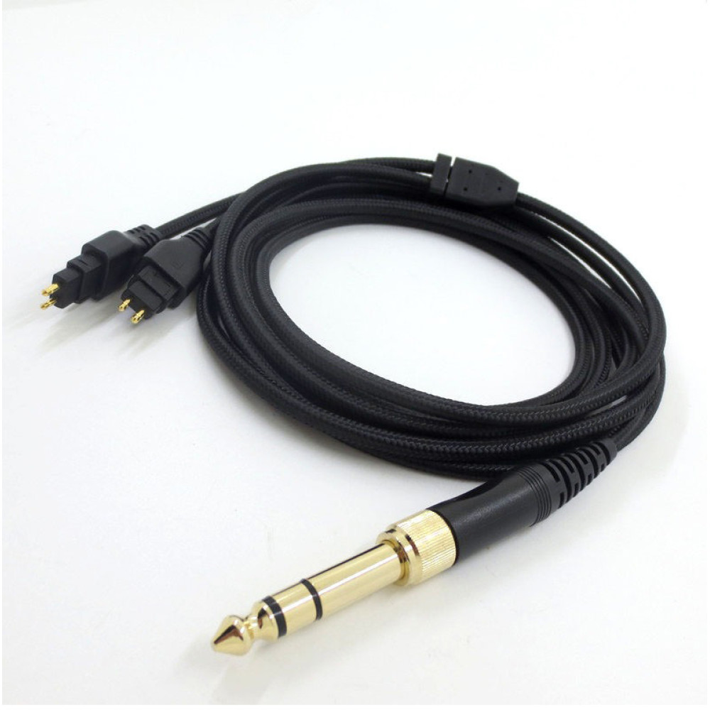Аудіокабель для навушників Sennheiser HD650 HD600 HD580 HD660S тканинна обмотка 