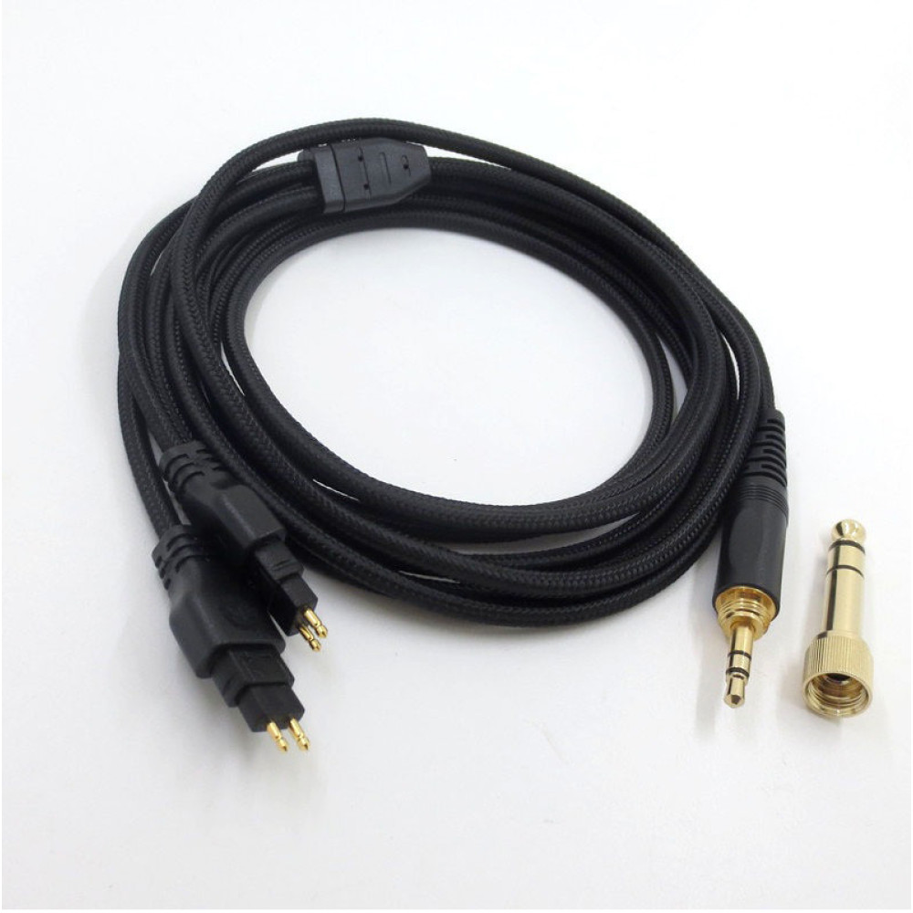 Аудіокабель для навушників Sennheiser HD650 HD600 HD580 HD660S тканинна обмотка 