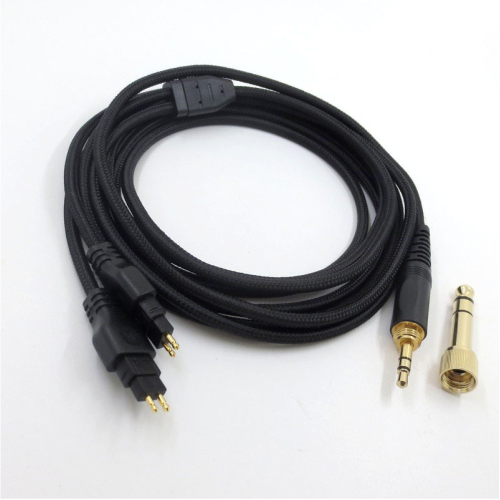 Аудіокабель для навушників Sennheiser HD650 HD600 HD580 HD660S тканинна обмотка 