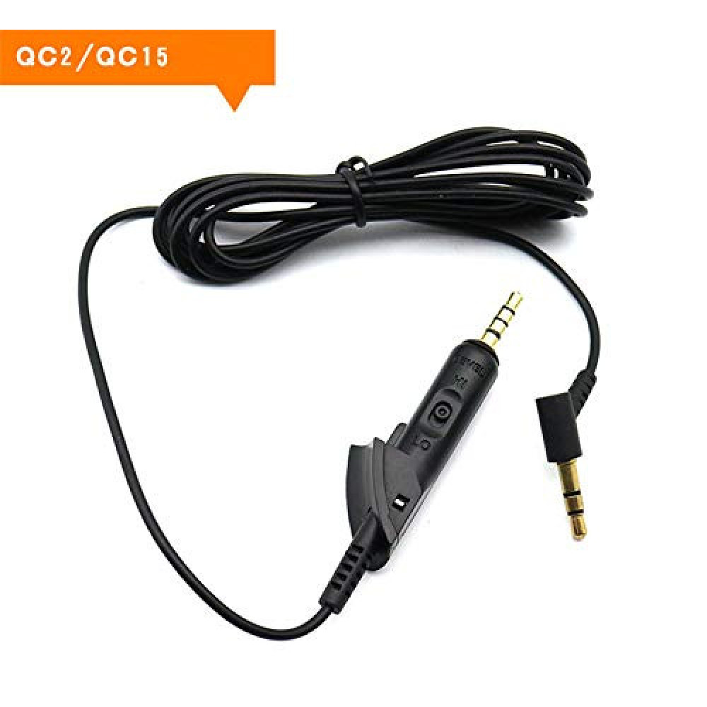 Кабель для навушників BOSE QC15/QC2 чорний