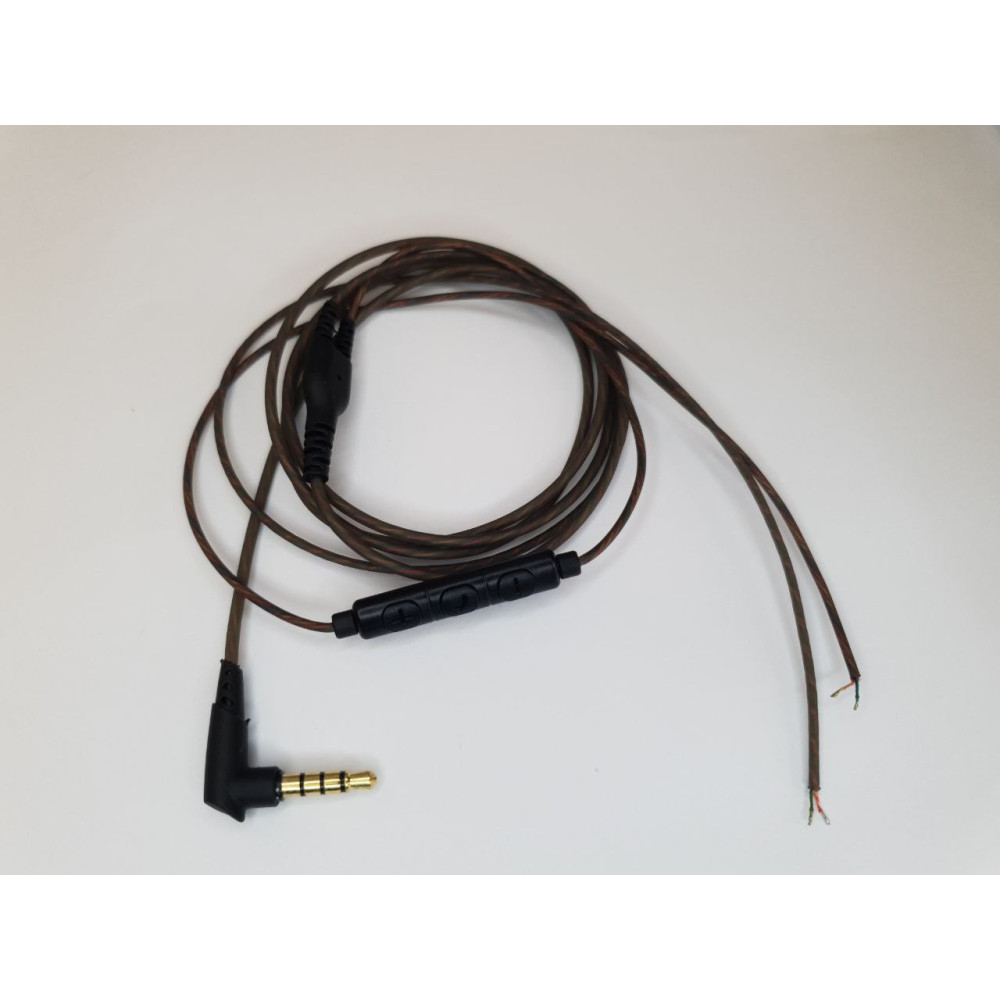 Аудіокабель провід з мікрофоном для навушників Koss Sony AKG JVC Sennheiser Audio-Technica TPE
