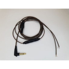 Аудіокабель провід з мікрофоном для навушників Koss Sony AKG JVC Sennheiser Audio-Technica TPE